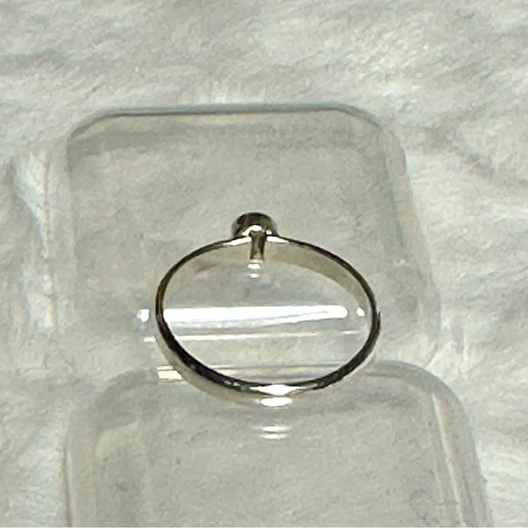 Blue Fire Opal & Sterling Ring - Picture 4 of 5